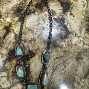 Turquoise and Silver Necklace